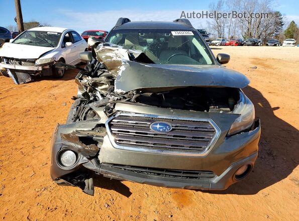4S4BSAHC3H3361042 2017 SUBARU OUTBACK Green Вид спереду