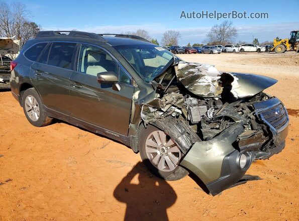 4S4BSAHC3H3361042 2017 SUBARU OUTBACK Green Передня права чверть
