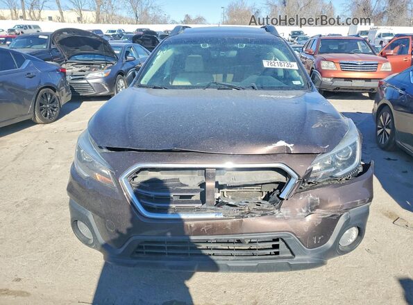 4S4BSAHC4K3336125 2019 SUBARU OUTBACK Brown წინა ხედი