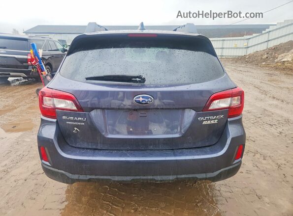 4S4BSAHC8G3215802 2016 SUBARU OUTBACK Синий Вид сзади