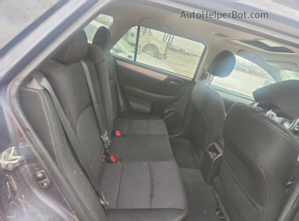 4S4BSAHC8G3215802 2016 SUBARU OUTBACK Синий Вид задних сидений