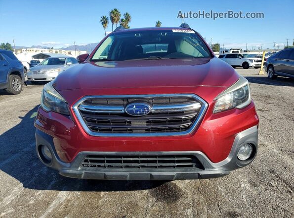 4S4BSAJC1K3357007 2019 SUBARU OUTBACK Burgundy Widok z przodu