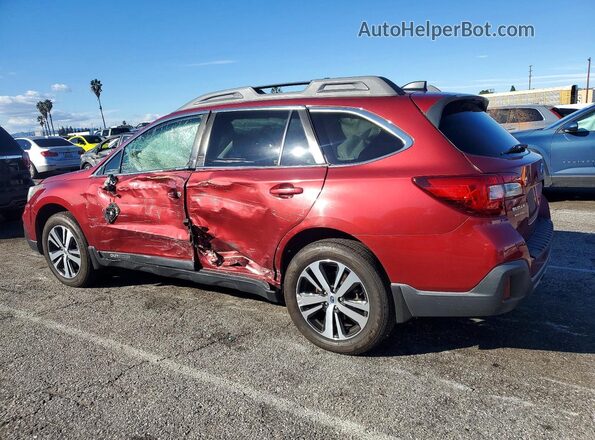 4S4BSAJC1K3357007 2019 SUBARU OUTBACK Burgundy Tył lewy