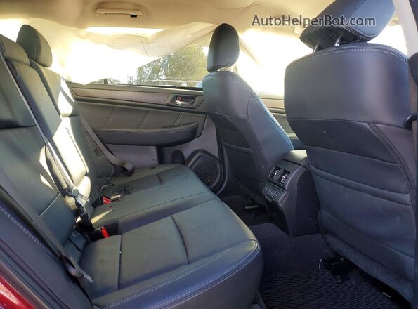 4S4BSAJC1K3357007 2019 SUBARU OUTBACK Burgundy Widok wnętrza z tyłu