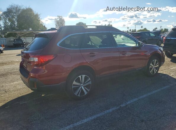 4S4BSAJC1K3357007 2019 SUBARU OUTBACK Burgundy Tył prawy