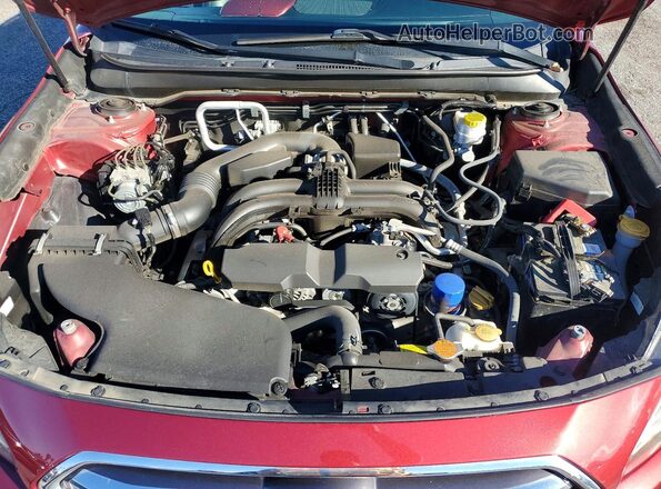 4S4BSAJC1K3357007 2019 SUBARU OUTBACK Burgundy Widok komory silnika