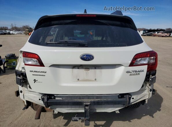 4S4BSAJC2G3242858 2016 SUBARU OUTBACK Белый Вид сзади