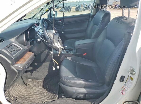 4S4BSAJC2G3242858 2016 SUBARU OUTBACK Белый Вид салона спереди
