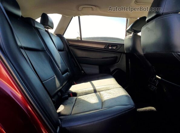4S4BSAKC5H3270976 2017 SUBARU OUTBACK Burgundy Rear seats view