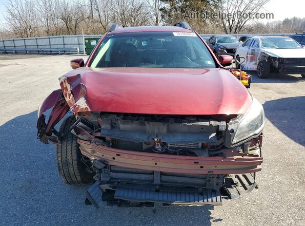 4S4BSAKC5H3270976 2017 SUBARU OUTBACK Burgundy Front view