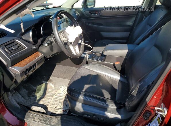 4S4BSAKC5H3270976 2017 SUBARU OUTBACK Burgundy Front interior view