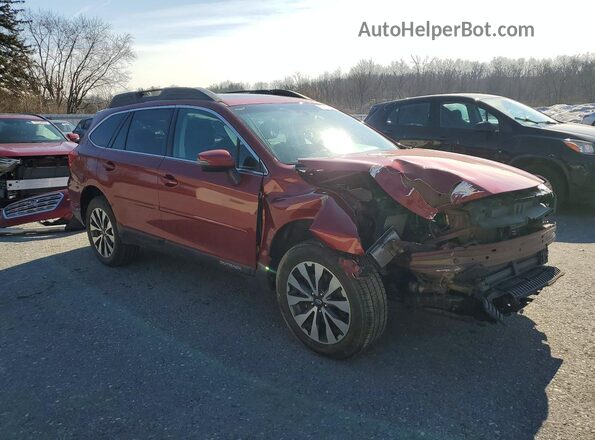 4S4BSAKC5H3270976 2017 SUBARU OUTBACK Burgundy Front right