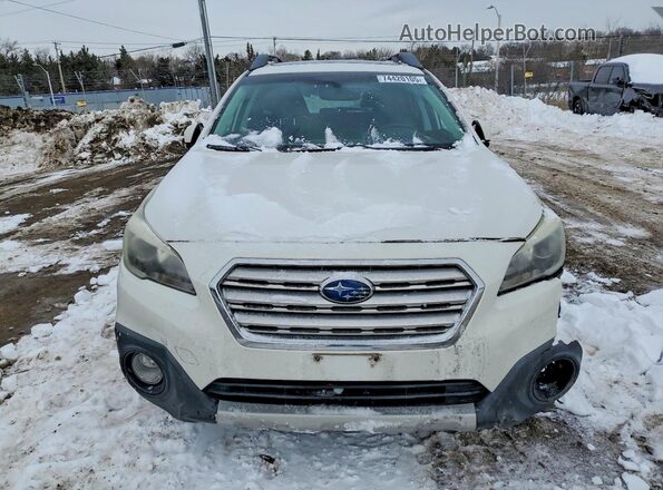 4S4BSALC3G3324076 2016 SUBARU OUTBACK White Front view