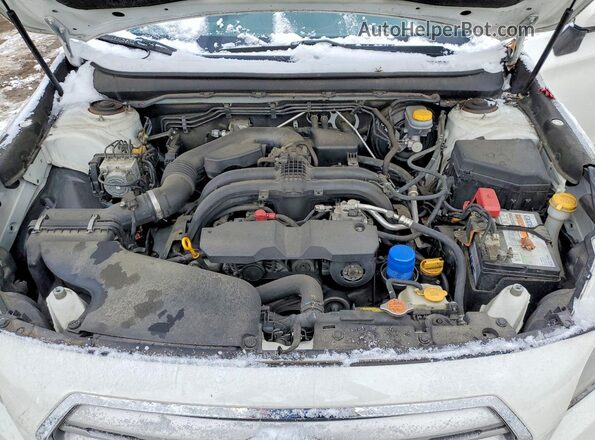 4S4BSALC3G3324076 2016 SUBARU OUTBACK White Engine compartment view