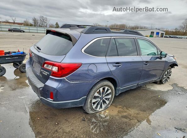 4S4BSANC0G3353175 2016 SUBARU OUTBACK Синий Задняя правая четверть