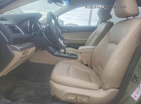 4S4BSANC2H3418724 2017 SUBARU OUTBACK Green Vista interior delantera
