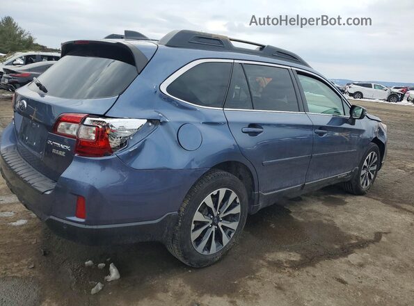 4S4BSANC4H3349809 2017 SUBARU OUTBACK Blue Задня права чверть