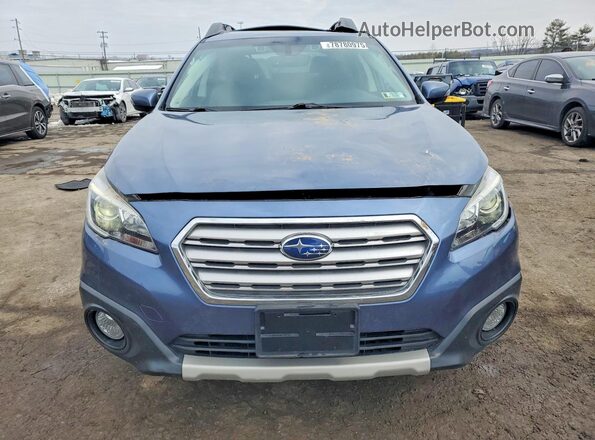 4S4BSANC4H3349809 2017 SUBARU OUTBACK Blue Вид спереду