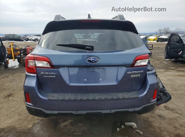 4S4BSANC4H3349809 2017 SUBARU OUTBACK Blue Вид ззаду