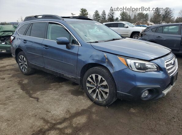 4S4BSANC4H3349809 2017 SUBARU OUTBACK Blue Передня права чверть