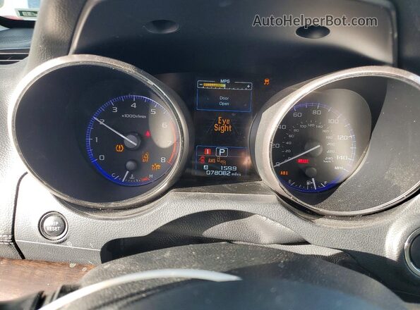 4S4BSANC4J3257783 2018 SUBARU OUTBACK Black Instrument cluster view