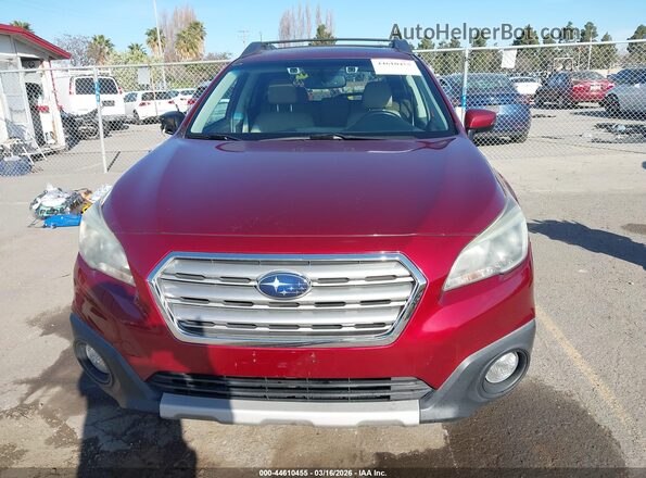 4S4BSANC5G3238104 2016 SUBARU OUTBACK Red 
