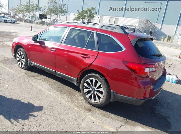 4S4BSANC5G3238104 2016 SUBARU OUTBACK Red 
