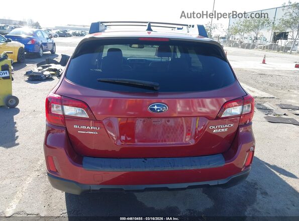 4S4BSANC5G3238104 2016 SUBARU OUTBACK Red 