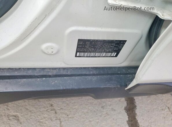 4S4BSANC9J3376543 2018 SUBARU OUTBACK White VIN կոդի պիտակի տեսք