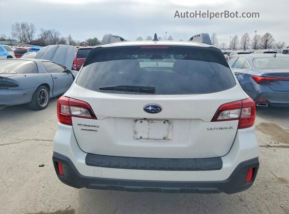 4S4BSANC9J3376543 2018 SUBARU OUTBACK White Հետևի տեսք