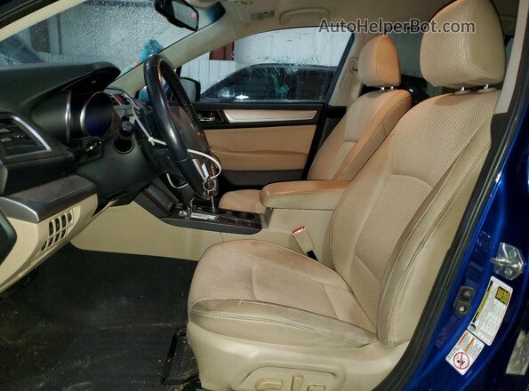 4S4BSBFCXG3224459 2016 SUBARU OUTBACK Синий Вид салона спереди
