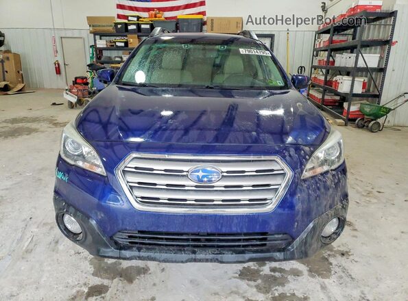 4S4BSBFCXG3224459 2016 SUBARU OUTBACK Синий Вид спереди
