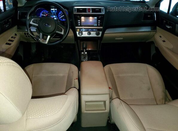 4S4BSBFCXG3224459 2016 SUBARU OUTBACK Синий Вид панели приборов