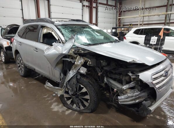 4S4BSENC2G3341942 2016 SUBARU OUTBACK Silver Դիմացի տեսք