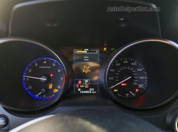 4S4BSENC4K3311446 2019 SUBARU OUTBACK Gray ხელსაწყოთა პანელის ხედი