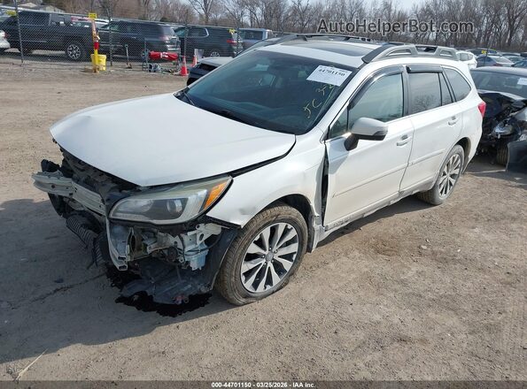 4S4BSENC5G3336864 2016 SUBARU OUTBACK White Առջևի ձախ երեք քառորդ տեսարան