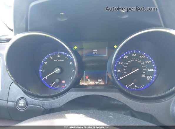 4S4BSETC3H3399613 2017 SUBARU OUTBACK Синий Вид задних сидений