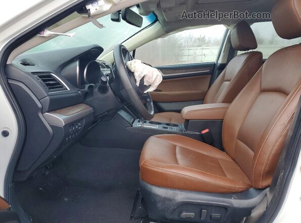 4S4BSETC6H3315414 2017 SUBARU OUTBACK White Widok wnętrza z przodu
