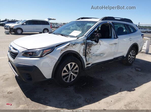 4S4BTAAC3N3203190 2022 SUBARU OUTBACK Белый Передняя левая четверть