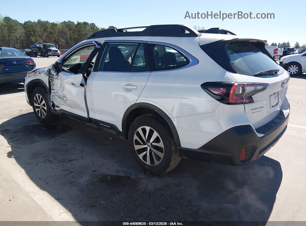 4S4BTAAC3N3203190 2022 SUBARU OUTBACK Белый Задняя левая четверть