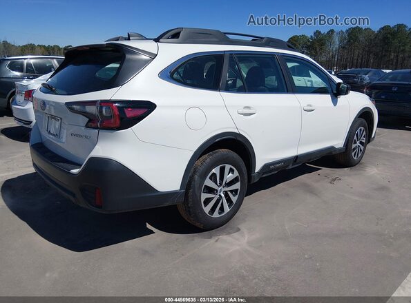 4S4BTAAC3N3203190 2022 SUBARU OUTBACK Белый Задняя правая четверть
