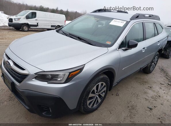 4S4BTAAC4N3138639 2022 SUBARU OUTBACK Silver Передня ліва чверть