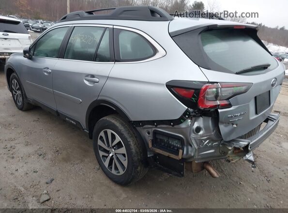 4S4BTAAC4N3138639 2022 SUBARU OUTBACK Silver Задня ліва чверть