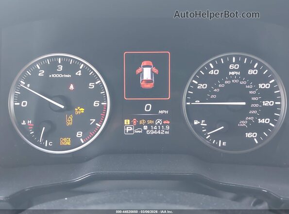 4S4BTAAC7M3134308 2021 SUBARU OUTBACK Синий Вид задних сидений