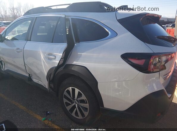 4S4BTADC1S3334206 2025 SUBARU OUTBACK White Սարքավորումների վահանակի տեսք