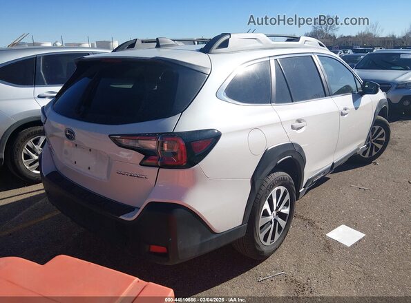 4S4BTADC1S3334206 2025 SUBARU OUTBACK White Հետևի աջ