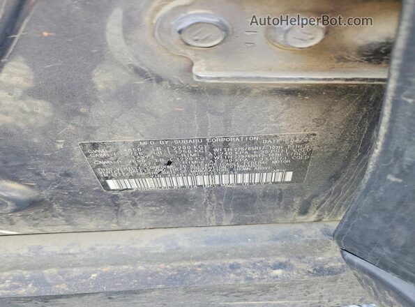 4S4BTADC2P3217256 2023 SUBARU OUTBACK Charcoal Vista de la etiqueta del VIN
