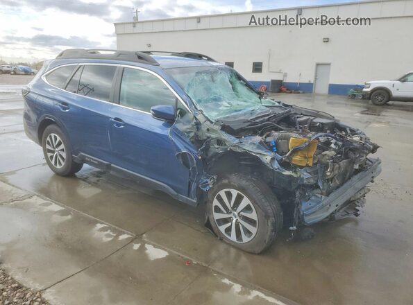 4S4BTADC5N3274287 2022 SUBARU OUTBACK Синий Передняя правая четверть
