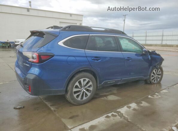 4S4BTADC5N3274287 2022 SUBARU OUTBACK Синий Задняя правая четверть