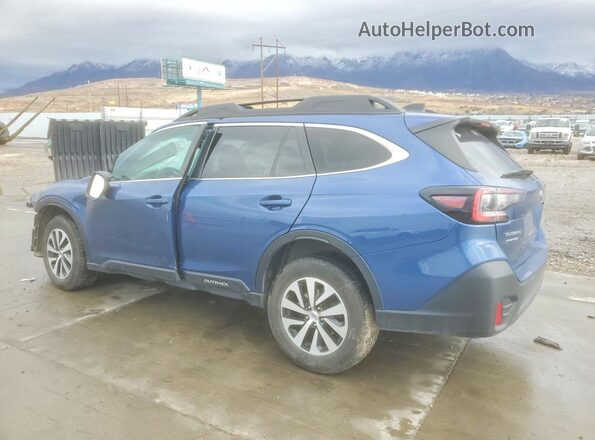4S4BTADC5N3274287 2022 SUBARU OUTBACK Синий Задняя левая четверть